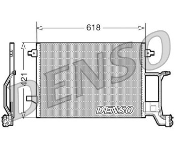 Кондензатор, климатизация DENSO DCN02015 за AUDI ALLROAD (4BH, C5) от 2000 до 2005