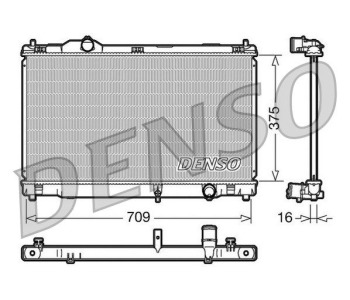 Топлообменник, отопление на вътрешното пространство DENSO DRR02004 за AUDI A6 (4F2, C6) от 2004 до 2011