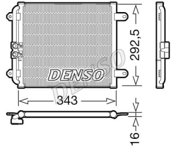 Кондензатор, климатизация DENSO DCN02032 за AUDI R8 (4S3) от 2015