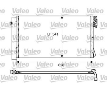 Кондензатор, климатизация VALEO 814012 за BMW 1 Ser (E82) купе от 2007 до 2013