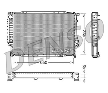 Радиатор, охлаждане на двигателя DENSO DRM05111 за BMW 1 Ser (E87) от 2003 до 2013