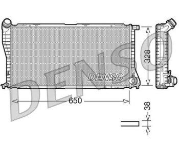 Радиатор, охлаждане на двигателя DENSO DRM05030 за BMW 3 Ser (E30) комби от 1987 до 1994