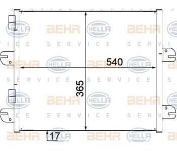 Топлообменник, отопление на вътрешното пространство HELLA 8FH 351 311-324 за BMW 3 Ser (E46) комби от 2001 до 2005