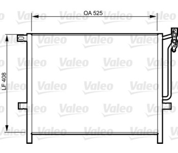 Кондензатор, климатизация VALEO 814287 за BMW 3 Ser (E46) комби от 2001 до 2005