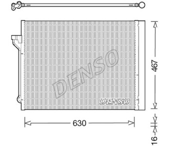 Кондензатор, климатизация DENSO DCN05029 за BMW 6 Ser (F13) купе от 2010