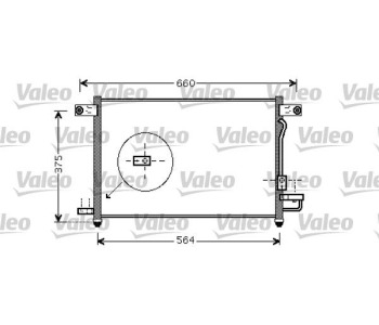 Кондензатор, климатизация VALEO 818061