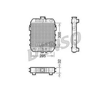 Радиатор, охлаждане на двигателя DENSO DRM20094 за OPEL ASTRA J седан от 2012 до 2015