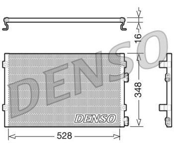 Кондензатор, климатизация DENSO DCN06006 за LANCIA VOYAGER (404) от 2011 до 2014