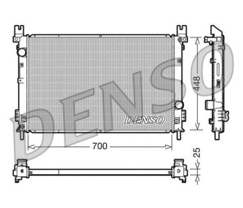 Радиатор, охлаждане на двигателя DENSO DRM07021 за FIAT MAREA (185) от 1996 до 2007