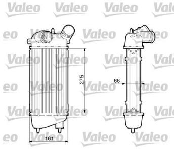 Интеркулер (охладител за въздуха на турбината) VALEO 817651 за CITROEN C3 I (FC) от 2002 до 2009