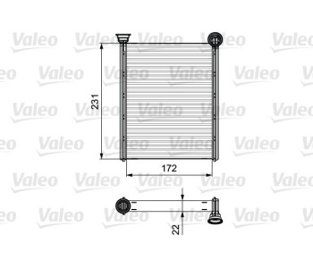 Топлообменник, отопление на вътрешното пространство VALEO 811534 за CITROEN C4 II (B7) от 2009 до 2017