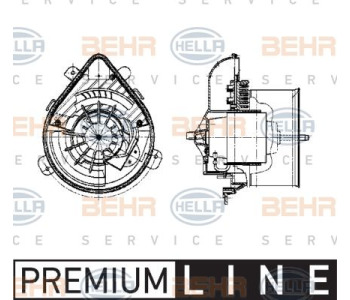 Топлообменник, отопление на вътрешното пространство HELLA 8FH 351 000-581 за CITROEN C8 (EA, EB) от 2002 до 2014