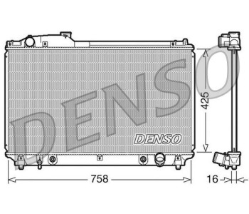 Топлообменник, отопление на вътрешното пространство DENSO DRR07003 за PEUGEOT EXPERT (VF3A_, VF3U_, VF3X_) товарен от 2007