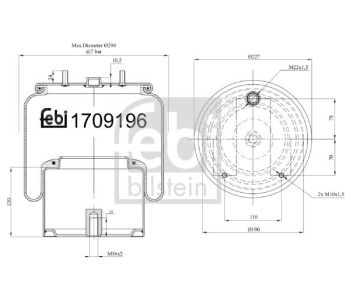 Маркуч на радиатора FEBI BILSTEIN 170959