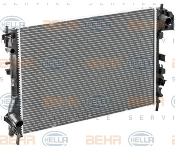 Радиатор, охлаждане на двигателя HELLA 8MK 376 700-581