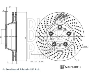 Маслен радиатор, двигателно масло BLUE PRINT ADBP610006