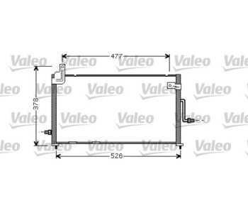 Кондензатор, климатизация VALEO 818060 за DAEWOO MATIZ (KLYA) от 1998 до 2005