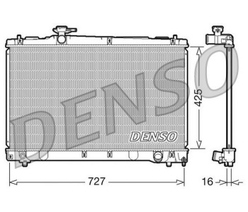 Радиатор, охлаждане на двигателя DENSO DRM50070 за DAIHATSU CHARADE от 2011 до 2013