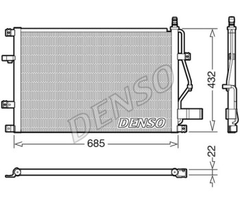 Кондензатор, климатизация DENSO DCN35003