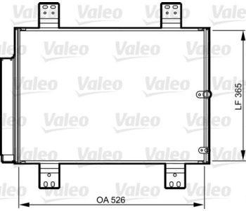 Кондензатор, климатизация VALEO 814206 за DAIHATSU TERIOS (J200/F700) от 2005 до 2017