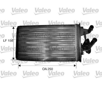 Топлообменник, отопление на вътрешното пространство VALEO 812156 за FIAT TIPO (160) от 1987 до 1995