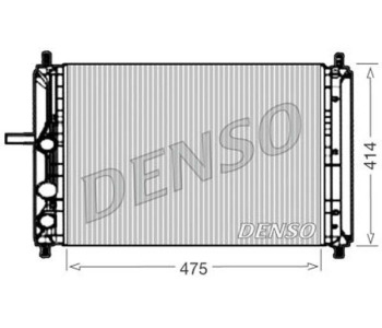 Радиатор, охлаждане на двигателя DENSO DRM09077 за PEUGEOT BOXER (ZCT_) платформа от 1994 до 2002