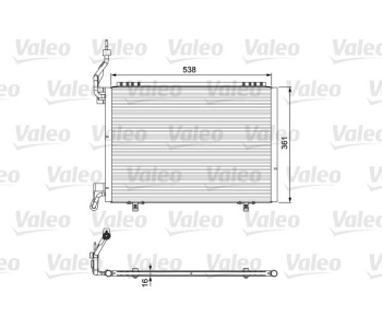 Кондензатор, климатизация VALEO 814075 за FORD B-MAX (JK) от 2012