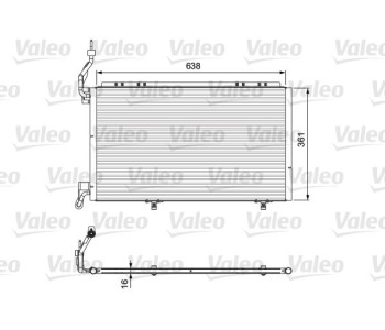 Кондензатор, климатизация VALEO 814076 за FORD FIESTA VI от 2008 до 2017