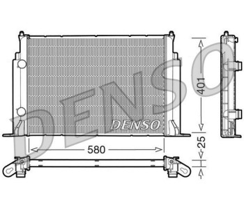 Радиатор, охлаждане на двигателя DENSO DRM10003 за FORD FOCUS I (DNW) комби от 1999 до 2004