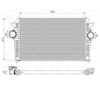 Интеркулер (охладител за въздуха на турбината) VALEO 818344 за VOLKSWAGEN SHARAN (7M8, 7M9, 7M6) от 1995 до 2010