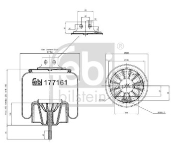 Термостат, охладителна течност FEBI BILSTEIN 17918 за VOLKSWAGEN LT II 28-35 (2DB, 2DE, 2DK) пътнически от 1996 до 2006