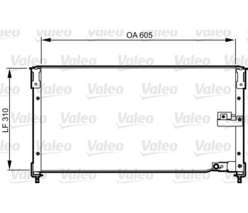 Кондензатор, климатизация VALEO 814276 за HONDA ACCORD V (CC, CD) седан от 1992 до 1997