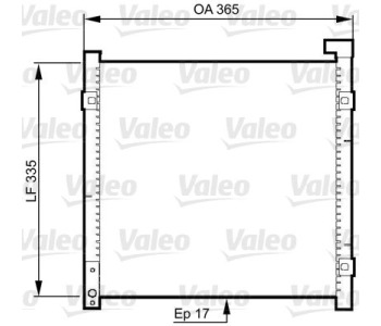 Кондензатор, климатизация VALEO 814326 за HONDA HR-V (GH) от 1998 до 2006