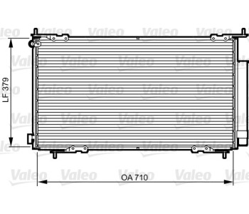 Кондензатор, климатизация VALEO 814225 за HONDA CR-V II (RD) от 2001 до 2006