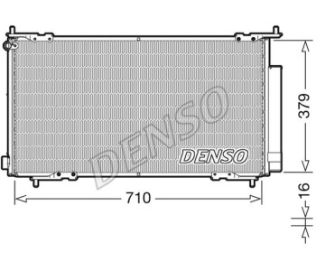 Кондензатор, климатизация DENSO DCN40020 за HONDA JAZZ IV (GK) от 2013