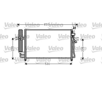 Кондензатор, климатизация VALEO 818074 за HYUNDAI GETZ (TB) от 2002 до 2010