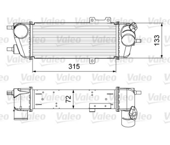 Интеркулер (охладител за въздуха на турбината) VALEO 818361 за HYUNDAI i30 (FD) комби от 2007 до 2012