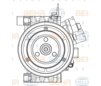 Кондензатор, климатизация HELLA 8FC 351 008-464 за HYUNDAI i30 купе от 2013