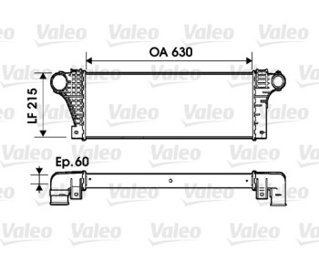 Интеркулер (охладител за въздуха на турбината) VALEO 817941