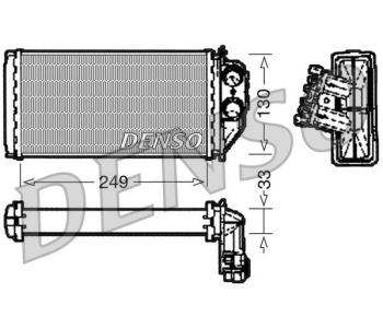 Съпротивление, вентилатор за вътрешно пространство DENSO DRS12001