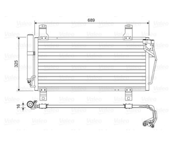 Кондензатор, климатизация VALEO 814456 за MAZDA 6 (GH) комби от 2007 до 2013