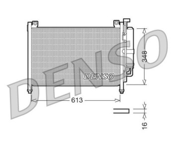 Кондензатор, климатизация DENSO DCN44009 за MAZDA CX-5 (KF) от 2016
