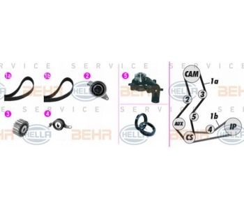 Интеркулер (охладител за въздуха на турбината) HELLA 8ML 376 899-191 за MERCEDES C (W204) седан от 2007 до 2014