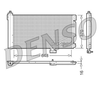 Кондензатор, климатизация DENSO DCN17025 за MERCEDES VANEO (W414) от 2002 от 2005