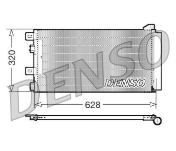 Кондензатор, климатизация DENSO DCN05103 за MINI COUPE (R58) от 2010 до 2015