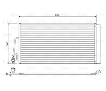 Кондензатор, климатизация VALEO 814409 за MINI COOPER (R56) от 2005 до 2013