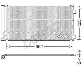 Кондензатор, климатизация DENSO DCN05104 за MINI COOPER (F57) кабриолет от 2014