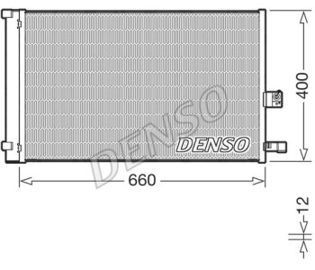 Кондензатор, климатизация DENSO DCN05101 за MINI COOPER (R52) кабриолет от 2004 до 2007