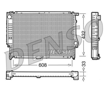 Радиатор, охлаждане на двигателя DENSO DRM05102 за MINI COOPER (R52) кабриолет от 2004 до 2007