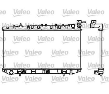 Радиатор, охлаждане на двигателя VALEO 731662 за NISSAN SUNNY III (N14) хечбек от 1990 до 1995